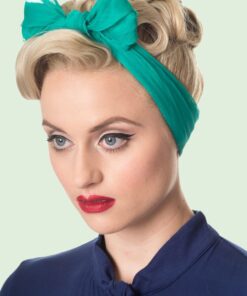Anna haarsjaal in turquoise