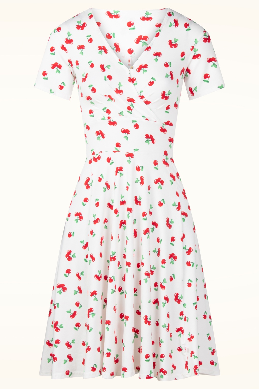 Shalala Tralala Spring Leisure jurk in Cherry Print Memory