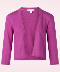 Vanessa katoenen vest in wilde orchidee